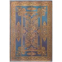 Caderno Blue Luxe 120g Paperblanks sem Pauta Grande 128fls