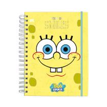 Caderno Bob Esponja Inteligente Reposicionável 10 Divisórias