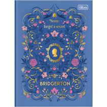 Caderno Bridgerton Brochura Capa Dura Colegial 80f Azul Caderno Bridgerton Brochura Capa Dura Colegial 80f Azul