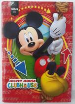 Caderno Brochura 1/4 (14cmx20cm) Capa Dura 96 Folhas Mickey Mouse Tilibra