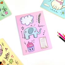 Caderno Brochura 1/4 32 Folhas Coleção Animals DF02-21