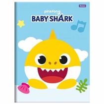 Caderno Brochura 1/4 Baby Shark 96 Folhas Foroni - Tilibra