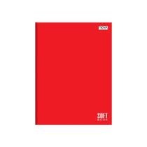 Caderno Brochura 1/4 Capa Dura 48 Folhas Vermelho - Nova Cadernos