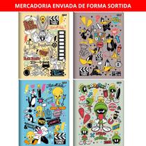 Caderno Brochura 1/4 Capa Dura 80 Folhas Looney Tunes - Jandaia