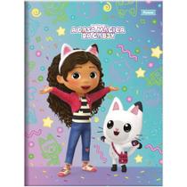 Caderno Brochura 1/4 Capa Dura a Casa da GABBY 80 Folhas (pacote com 10)