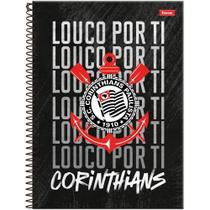 Caderno Brochura 1/4 Capa Dura Corinthians 80 Folhas Pacote com 5 Caderno Brochura 1/4 Capa Dura Corinthians 80 Folhas Pacote com 5