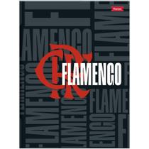 Caderno Brochura 1/4 Capa Dura Flamengo 80FLS Pacote com 05