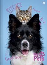 Caderno Brochura 1/4 Capa Dura My Pets 80F