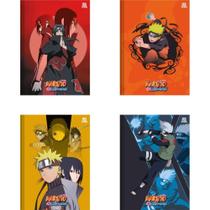 Caderno Brochura 1/4 Capa Dura Naruto 80 Folhas Pacote com 5 - 1 Caderno Brochura 1/4 Capa Dura Naruto 80 Folhas Pacote com 5 - 1