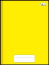 Caderno Brochura 1/4 Capa Dura Pepper 80 Folhas Amarelo