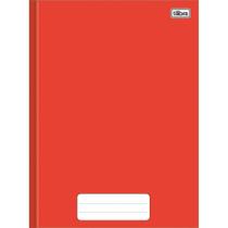 Caderno Brochura 1/4 Capa Dura Pepper 80 Folhas Vermelho PCT com 05