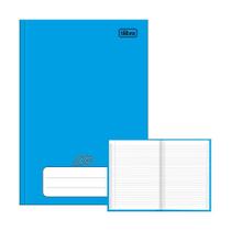 Caderno Brochura 1/4 com Índice D+ Azul 96fls Tilibra