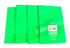 Caderno Brochura 1/4 escolar 96 Folhas Capa Dura- kit 10un