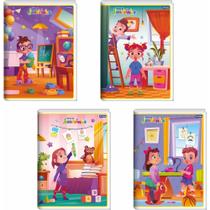Caderno Brochura 1/4 Jandainha 60 Folhas PCT.C/20 Caderno Brochura 1/4 Jandainha 60 Folhas PCT.C/20