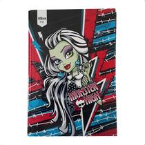 Caderno Brochura 1/4 pequeno (14cmx20cm) 96 Folhas Capa Dura Monster High Tilibra