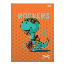 Caderno Brochura 1/4 SD 80 Folhas Saurus Sortido