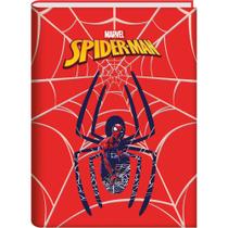Caderno brochura 1/4 spiderman vermelho school basics