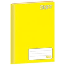 Caderno Brochura 1/4 Stiff Amarelo 96 Folhas Jandaia