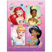 Caderno brochura 48 folhas Princesas Tilibra