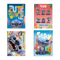 Caderno Brochura 80F Stitch Movie Foroni Capa Dura