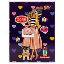 Caderno brochura 96 folhas Petute Girl Panamericana Caderno brochura 96 folhas Petute Girl Panamericana