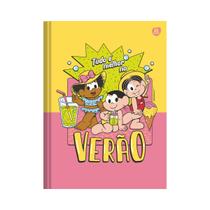 Caderno Brochura Animativa 1/4 Turma da Mônica 80 Folhas Capa Dura
