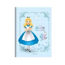 Caderno Brochura Animativa Colegial Alice 160 Folhas Capa Dura