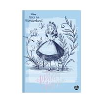 Caderno Brochura Animativa Colegial Alice 160 Folhas Capa Dura