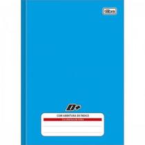 Caderno Brochura Azul 1/4 com índice 96 Fls Capa Dura D+