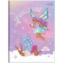 Caderno Brochura Barbie Dreamtopia - Sparkle - 80 Folhas - Foroni