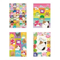 Caderno brochura capa dura 1/4 80 folhas Squishmallows - Tilibra