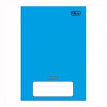 Caderno brochura capa dura 1/4 96 folhas D mais Azul - Tilibra