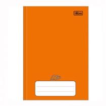 Caderno brochura capa dura 1/4 96 folhas D Mais Laranja - Tilibra