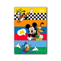 Caderno brochura capa dura 1/4 mickey 80 folhas - tilibra