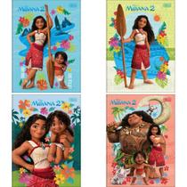 Caderno Brochura Capa Dura 1/4 Moana 80 Folhas Sortido - Tilibra