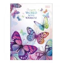 Caderno Brochura Capa Dura 1/4 Pequeno 80 Folhas Daisy TILIBRA Estampa 2 Caderno Brochura Capa Dura 1/4 Pequeno 80 Folhas Daisy TILIBRA Estampa 2