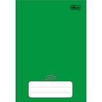 Caderno Brochura Capa Dura 1/4(pequeno) D+ Verde 96 Folhas