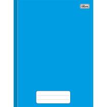 Caderno Brochura Capa Dura 1/4(pequeno) Pepper Azul 80 Folhas