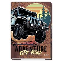 Caderno Brochura Capa Dura 1/4 Pequeno Super Cars 80 Folhas CREDEAL