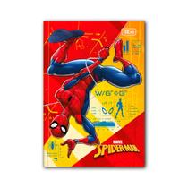 Caderno brochura capa dura 1/4 spider-man 80f - tilibra Caderno brochura capa dura 1/4 spider-man 80f - tilibra
