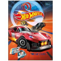 Caderno brochura capa dura 48 folhas HotWheels Tilibra