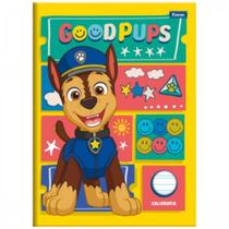 Caderno Brochura Capa Dura Caligrafia Patrulha Canina 40 Folhas FORONI