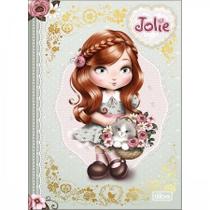 Caderno Brochura Capa Dura Colegial Jolie 160 Folhas - Tilibra