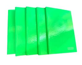 Caderno Brochura Capa Dura pequeno 1/4 c/95 folhas- kit 5un Caderno Brochura Capa Dura pequeno 1/4 c/95 folhas- kit 5un