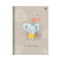 Caderno brochura capa dura univ. so cute 48f animativa