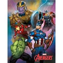 Caderno Brochura Capa Dura Universitário Avengers 80 Folhas Caderno Brochura Capa Dura Universitário Avengers 80 Folhas