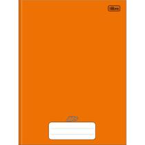 Caderno Brochura Capa Dura Universitário D+ Laranja 48 Folhas