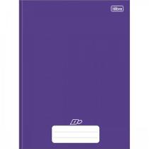 Caderno Brochura Capa Dura Universitário d+ Roxo 96 Folhas Tilibra