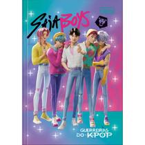 Caderno Brochura Capa Dura Universitário Guerreiras do K-Pop 80 Folhas -