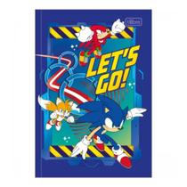 Caderno Brochura Capa Dura Universitário Sonic 80 Folhas TILIBRA